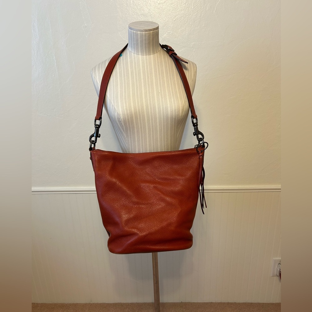 Coach Bag Duffle 20 Originals 1941 Archive Pebble Leather in Chili